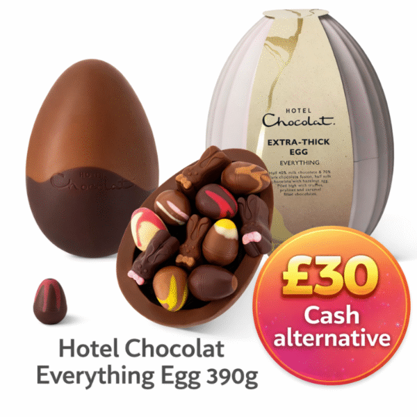 Hotel Chocolat Everything Extra Thick Easter Egg 390g
