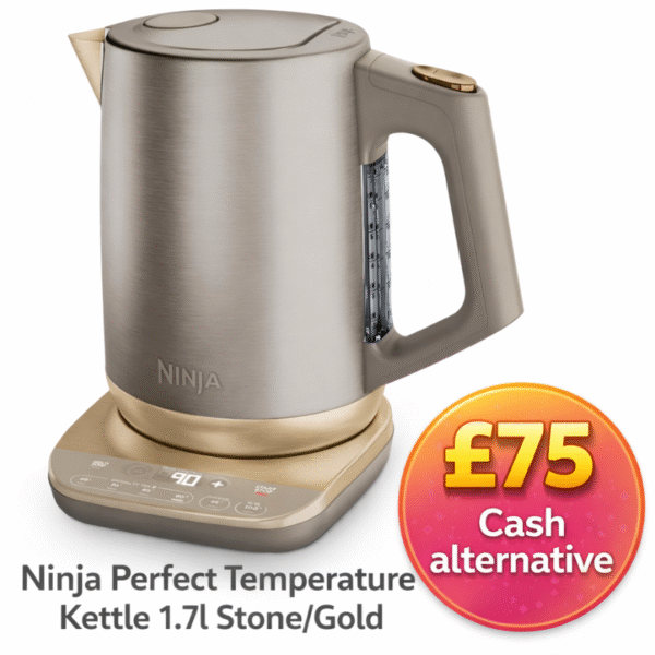 Ninja Perfect Temperature Kettle 1.7l Stone/Gold