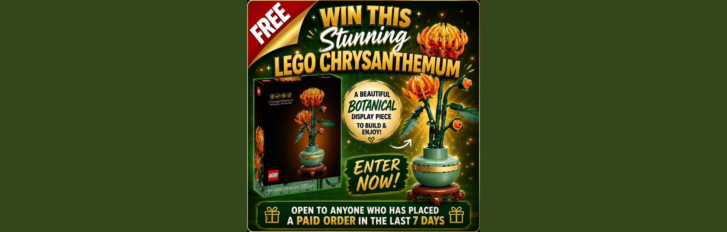 FREE LEGO Botanicals Crysanthemum