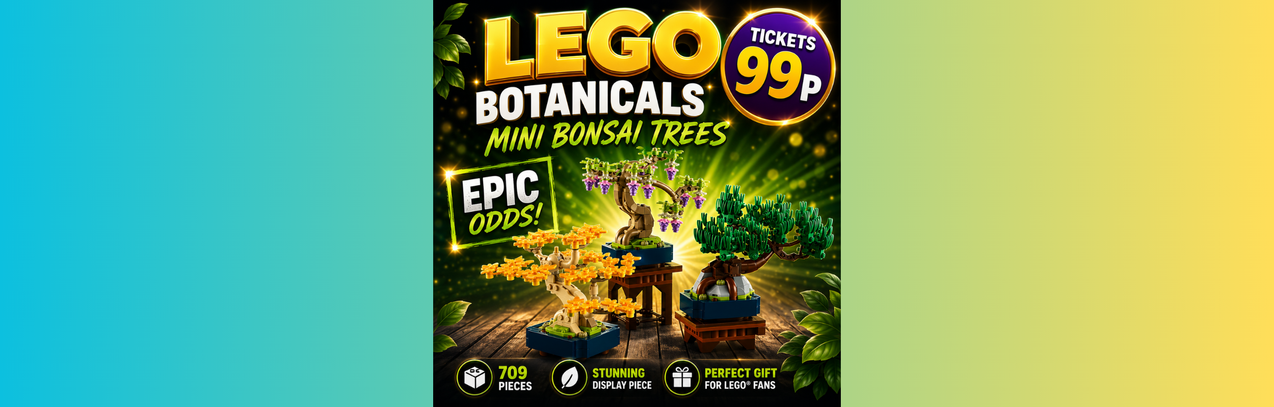 LEGO Mini Bonsai Trees