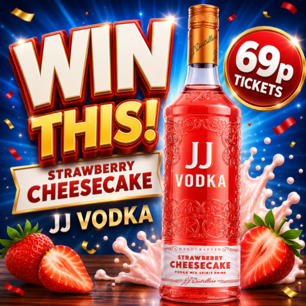 JJ Whitley Strawberry Cheesecake Vodka 70cl