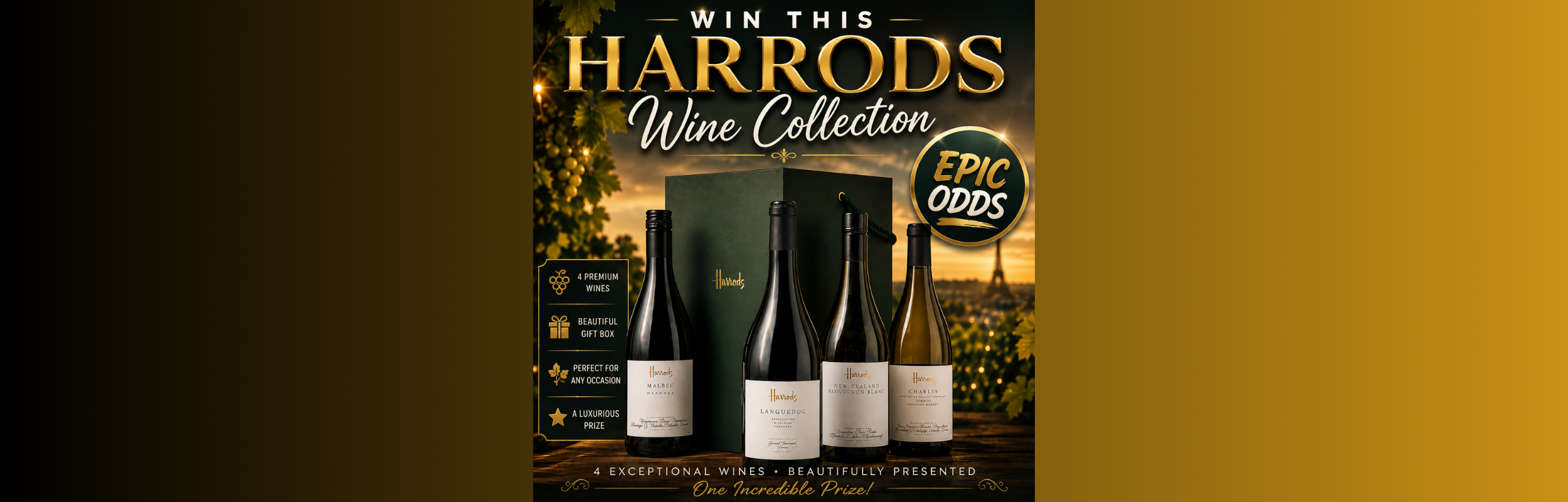 Harrods Red & White Wine Box