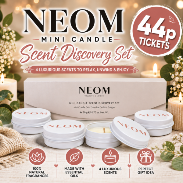 NEOM Mini Candle Discovery Set