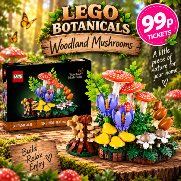 LEGO Botanicals Woodland Mushrooms