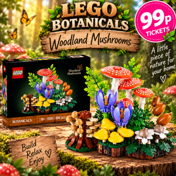 LEGO Botanicals Woodland Mushrooms