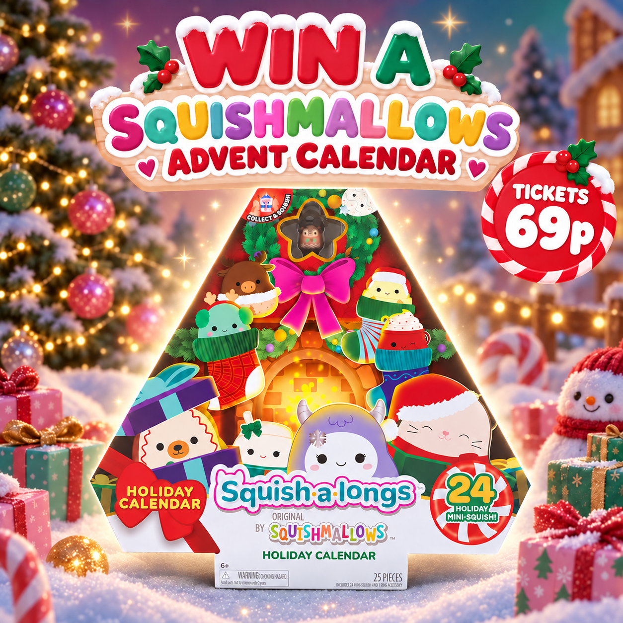 Squishmallows Squishalongs Advent Calendar
