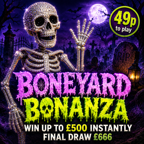 Boneyard Bonanza #2 - Win up to £500 Instantly!