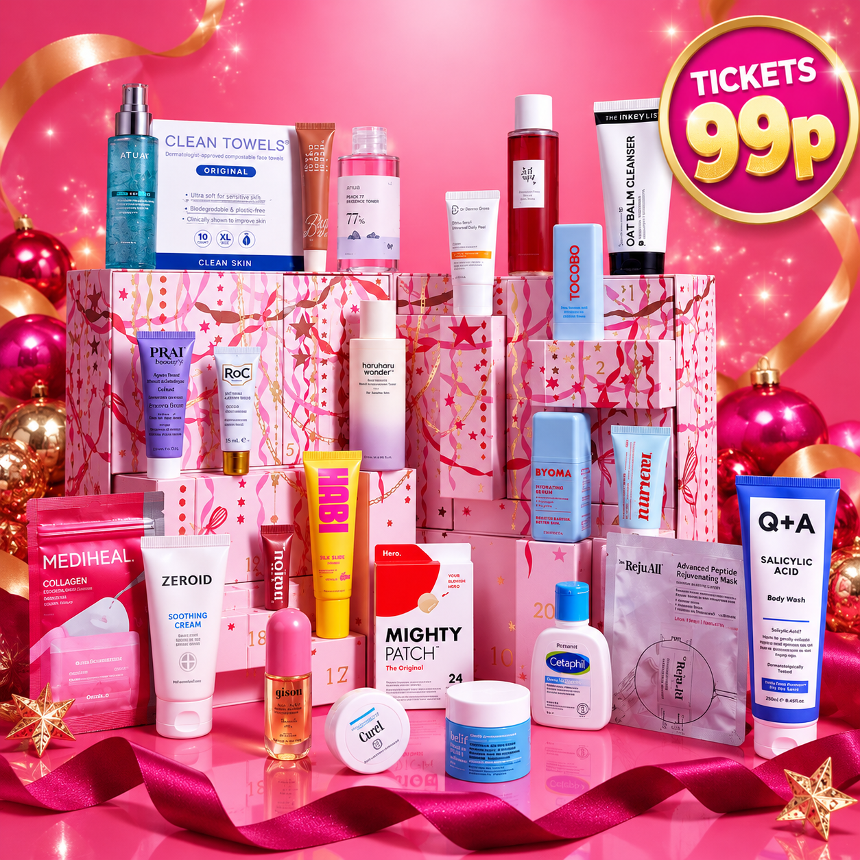 Boots 24 Days of Skin Advent Calendar worth £303.56